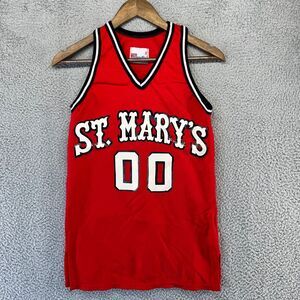 Vintage Speedline St Marys College Jersey Mens Small Red Michigan Team #00 70s